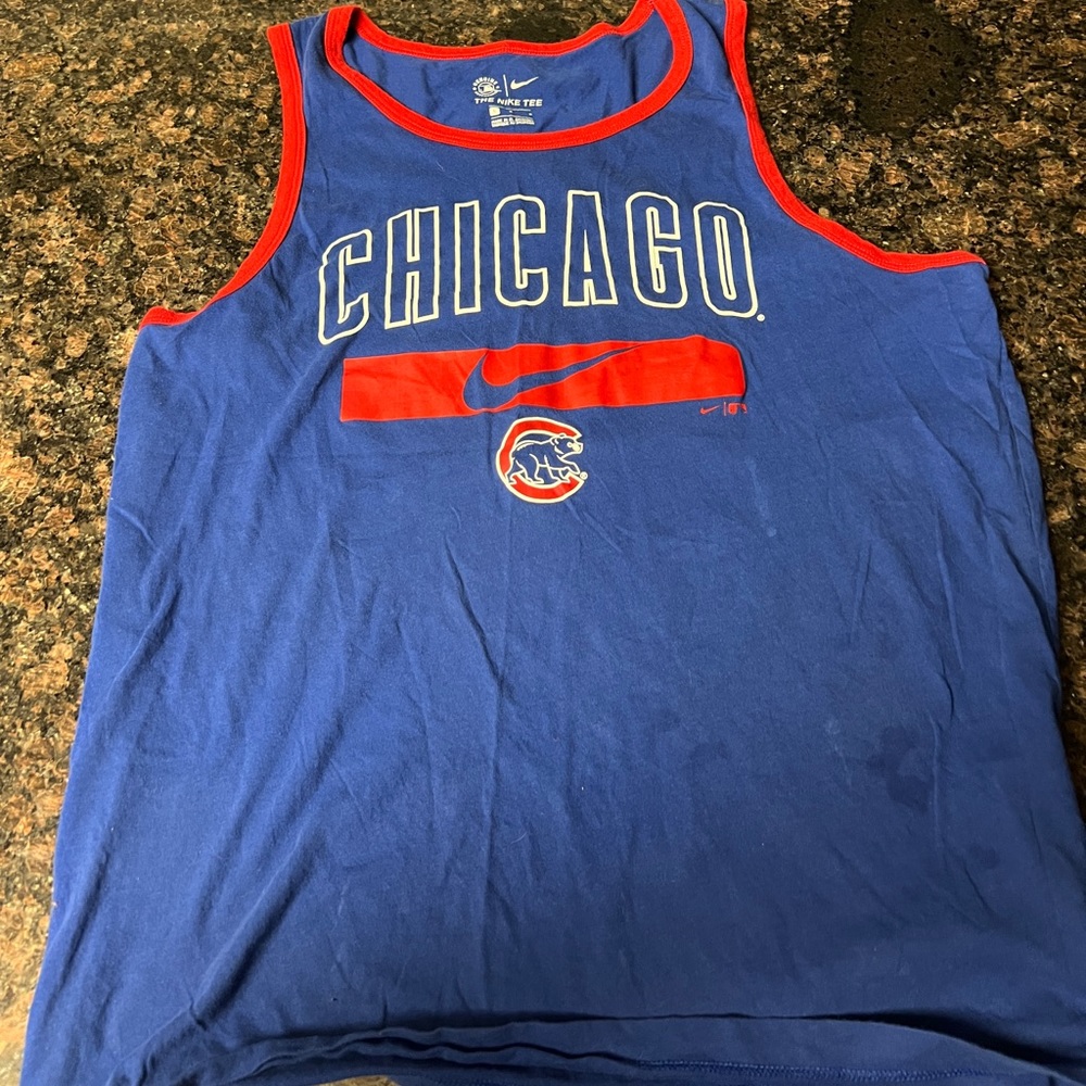 Chicago Cubs Nike Tank Top Size Large